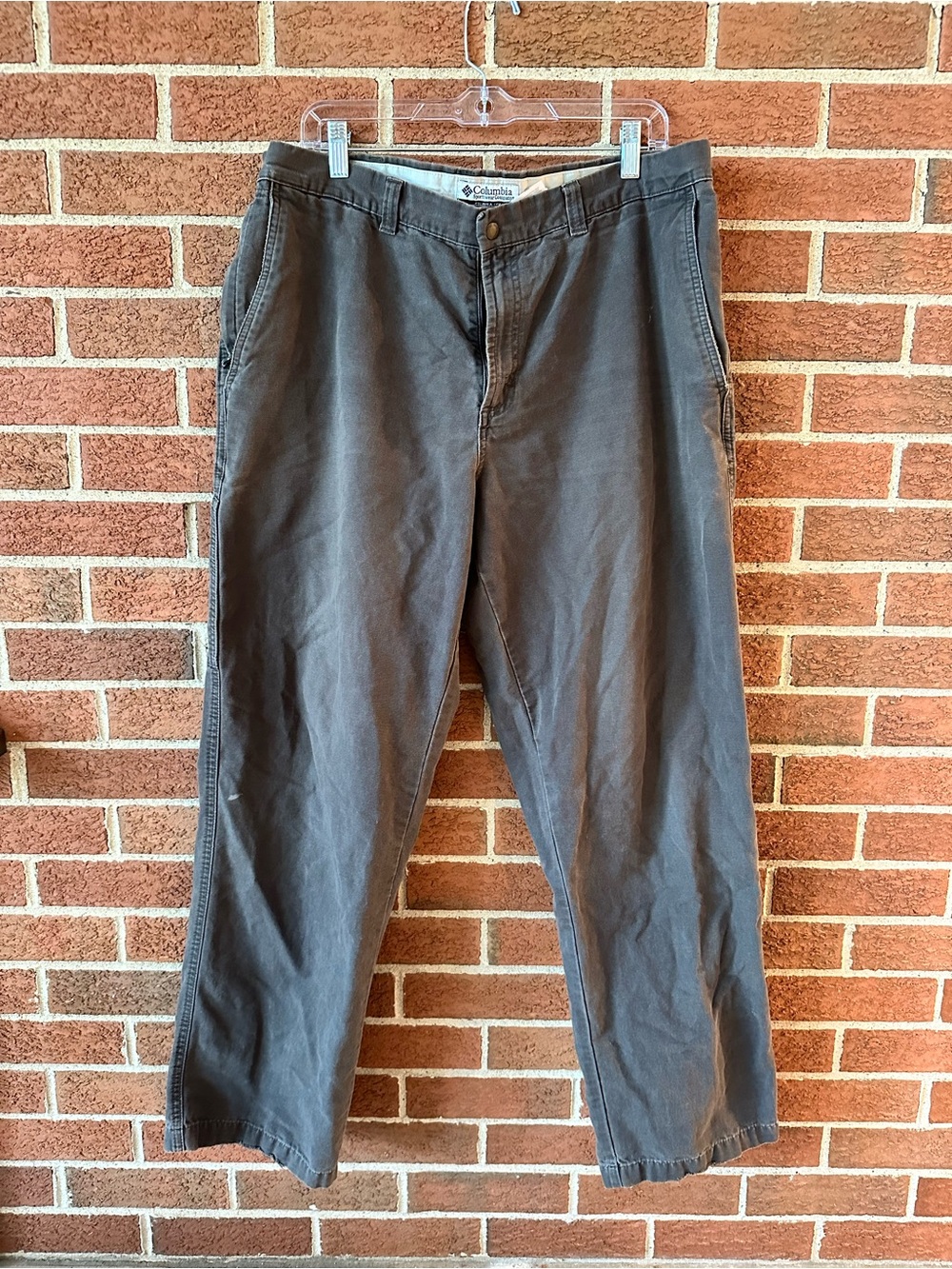 Columbia Sportswear Men’s Cotton Workwear Pants Brown 36x32